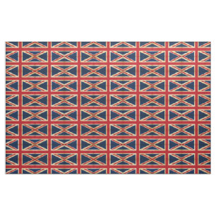 Altes Vintage-Grunge-Vereinigtes-Königreich-Flagge Stoff