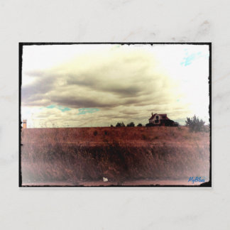Altes Vintage-Stil-Foto Postkarte