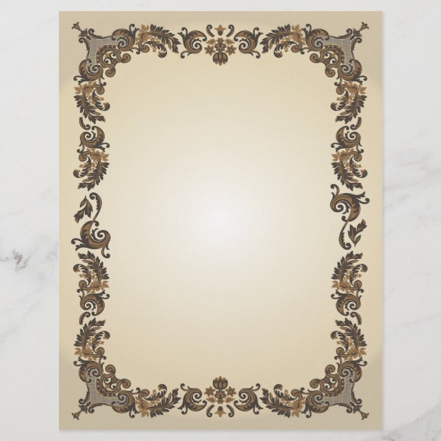 Altes Vintages Pergament-Papier (Vorderseite)