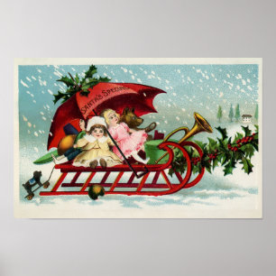 Altes Weihnachten Poster