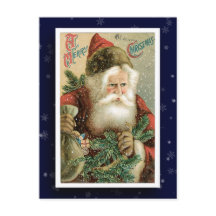 Altes Weihnachtsmann-Bild Postkarte
