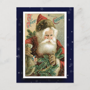 Altes Weihnachtsmann-Bild Postkarte