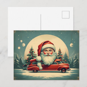Altes Weihnachtsplakat Postkarte