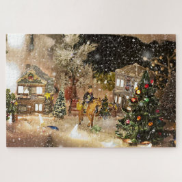 Altes Weihnachtspuzzle Puzzle