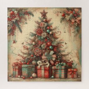 Altes Weihnachtsrätsel Puzzle