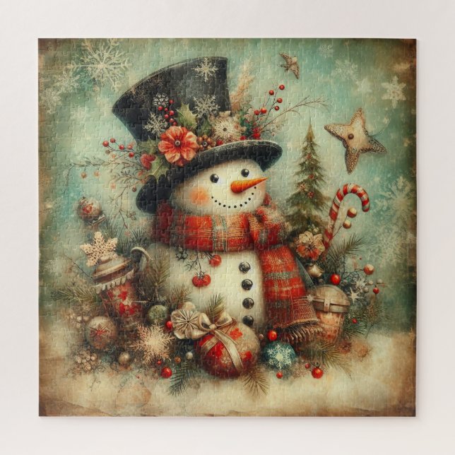 Altes Weihnachtsrätsel Puzzle (Vertikal)