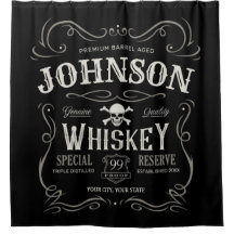 Altes Whiskey-Etikett Personalisierte Vintage Liqu