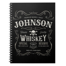 Altes Whiskey-Etikett Personalisierte Vintage Liqu