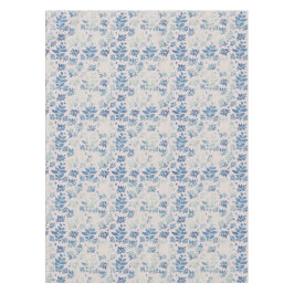 Altes Willow Leaf Blauer Blumenstrauß Tischdecke