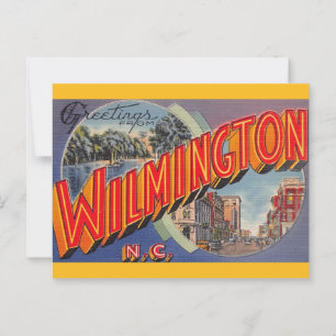 Altes Wilmington NC  Postkarte
