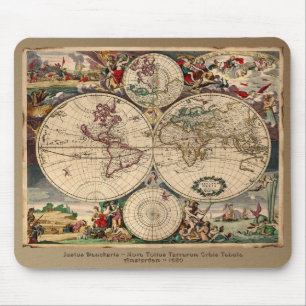 Altes World Map Designer-Geschenk Mousepad