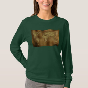 Altes World Map Designer-Geschenk T-Shirt
