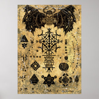 Altes Zauberbuch Poster