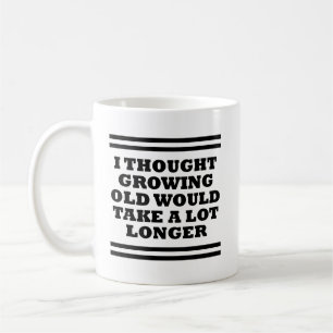 Altes zu schnell lustiger Becher Kaffeetasse