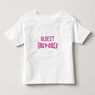 Älteste mit nur ausgekreuztem Kind Kleinkind T-shirt