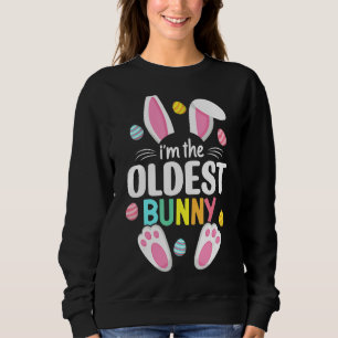 Älteste Osterfamilie Matching Outfit Rabbit Sweatshirt