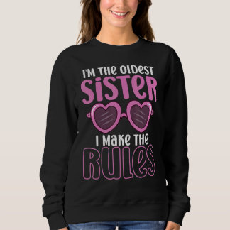 Älteste Schwester, die Geschwister zusammenpasst,  Sweatshirt