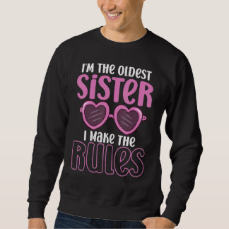 Älteste Schwester, die Geschwister zusammenpasst,  Sweatshirt
