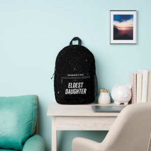 Älteste Tochter Trendleben einer Tochter lustig Bedruckter Rucksack