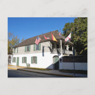 ältestes Haus st augustinus florida Postkarte