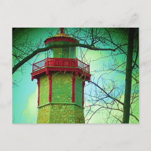 Ältestes LEUCHTTURM auf Toronto Centre Island Postkarte