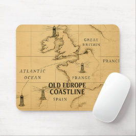 Alteuropäische Küste Mousepad