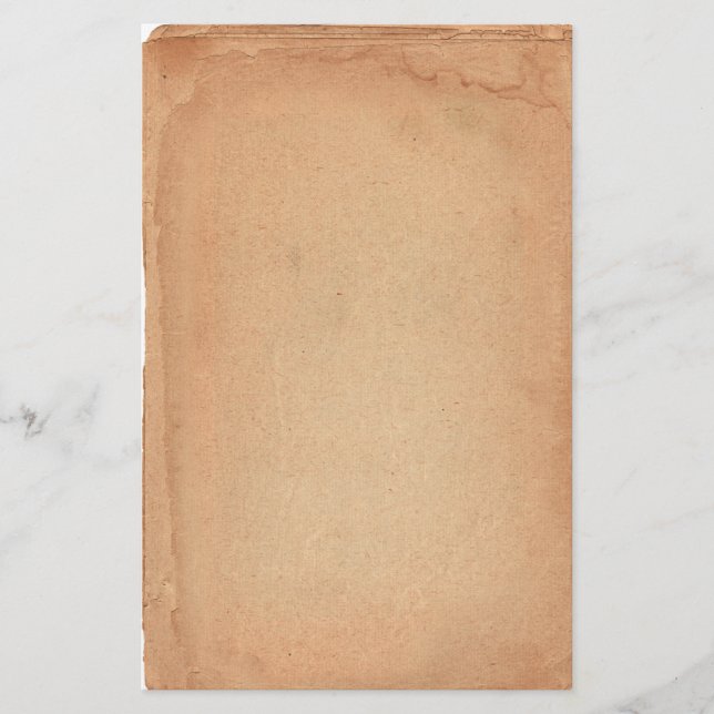 Altformatierte Papierböden Briefpapier (Vorderseite)