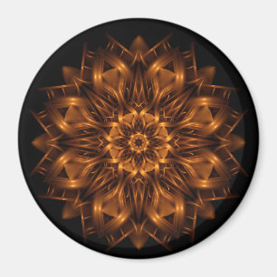 Altgold-kupfernes Medaillon-runder Magnet