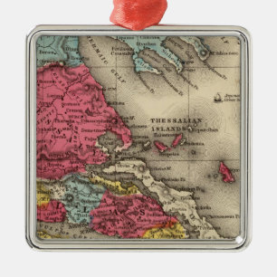 Altgriechenland 2 silbernes ornament