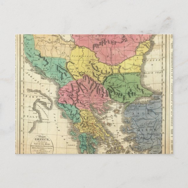 Altgriechenland 4 postkarte (Vorderseite)