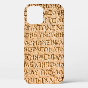 Altgriechisch auf Stein gehisst Case-Mate iPhone Hülle