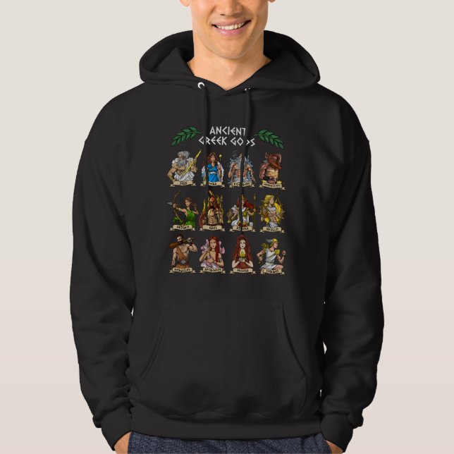 Altgriechische Götter Hoodie (Vorderseite)