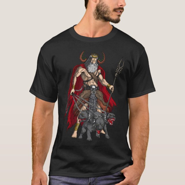 Altgriechischer Gott Hades T-Shirt (Vorderseite)