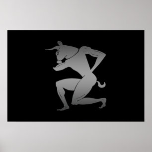 Altgriechischer Minotaur Poster
