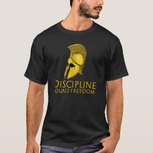 Altgriechischer Span-Helm-Disziplin gleicht Freihe T-Shirt