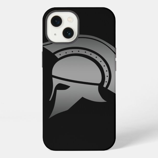 Altgriechischer spartanischer Helm iPhone Hülle (Rückseite)