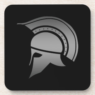 Altgriechischer spartanischer Sturzhelm Untersetzer
