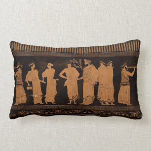 Altgriechisches Wandgemälde Lendenkissen