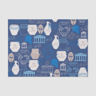 Altgriechisches Zeckenpapier Seidenpapier