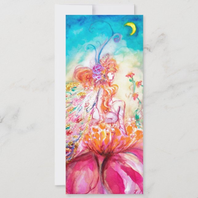 ALTHEA, rosa blaues gelbes Eispapier Ankündigung (Vorderseite)