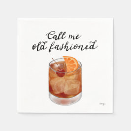 Althergebrachte Cocktailservietten Serviette