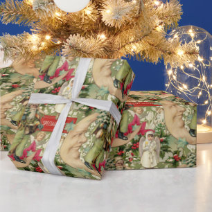 Althergebrachter Weihnachten Geschenkpapier