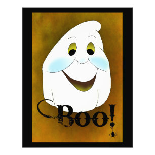 Altherkömmlicher Geist Kopf Boo Fotodruck