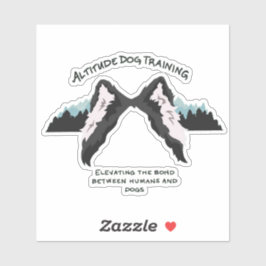Altitude dog training die cut sticker