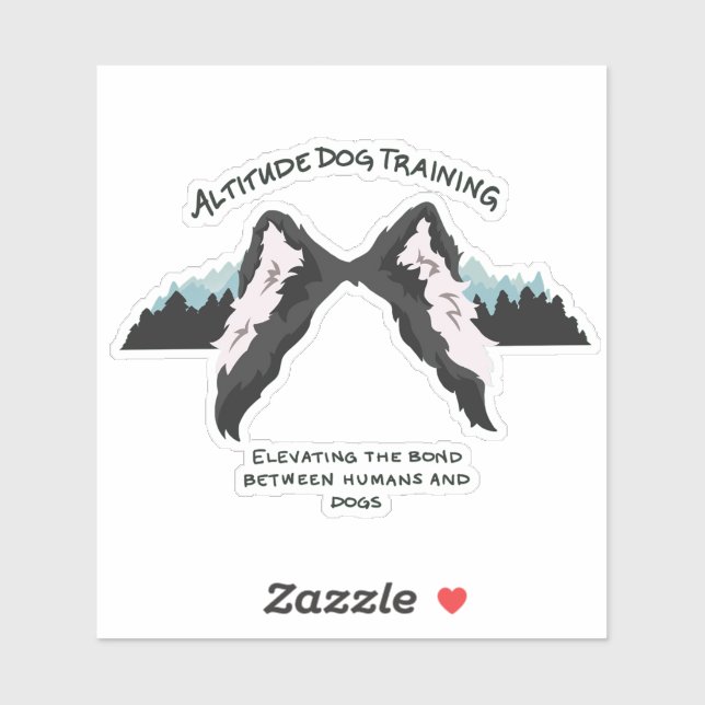 Altitude-Hundetraining-Aufkleber Aufkleber (Blatt)