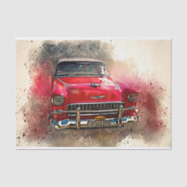 Altklassische Autos Seidenpapier