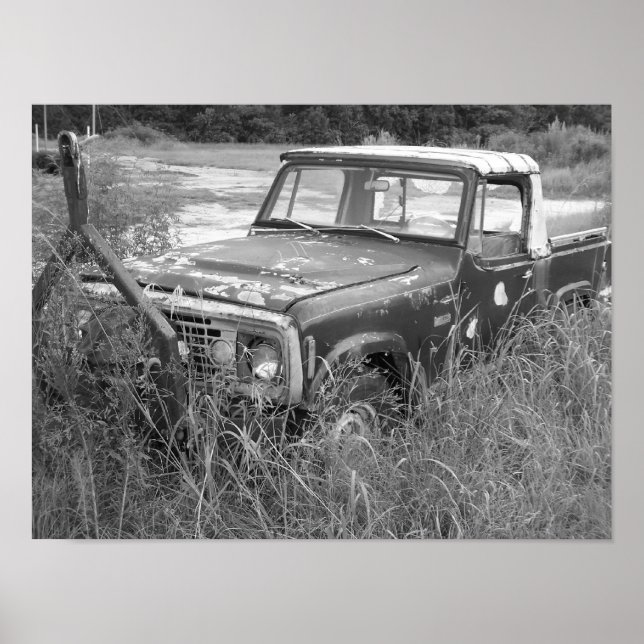 Altlastwagen Poster (Vorne)