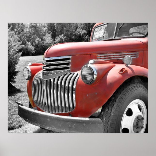 Altlastwagen Poster (Vorne)