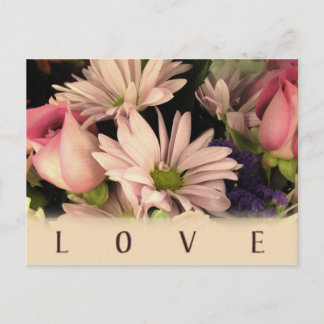 Altmodische Liebe Postkarte