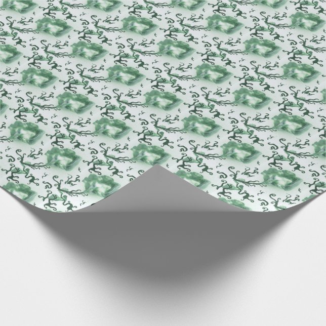 Altmodische Tapete Geschenkpapier (Ecke)